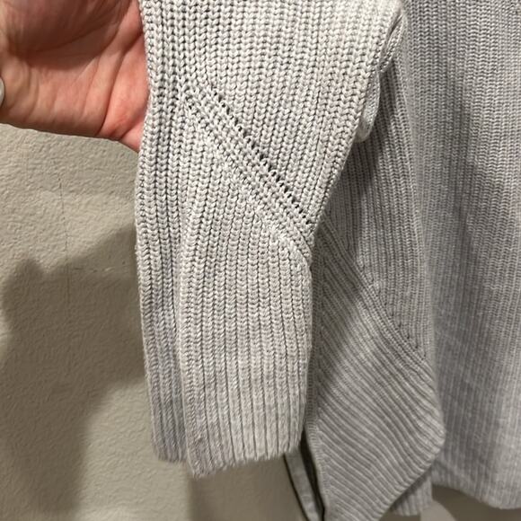 CAbi Deep V-neck Asymetrical Zipper Side Sweater | Size Medium - Picture 6 of 10